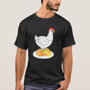 T-shirt Poulet et gaufres