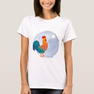 T-shirt Poulet et soleil