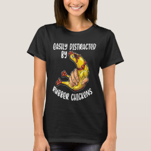 T-shirt Poulet facilement distrait oiseau cool
