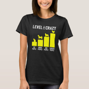 T-shirt Poulet Fou Poulet Personnes Poulet