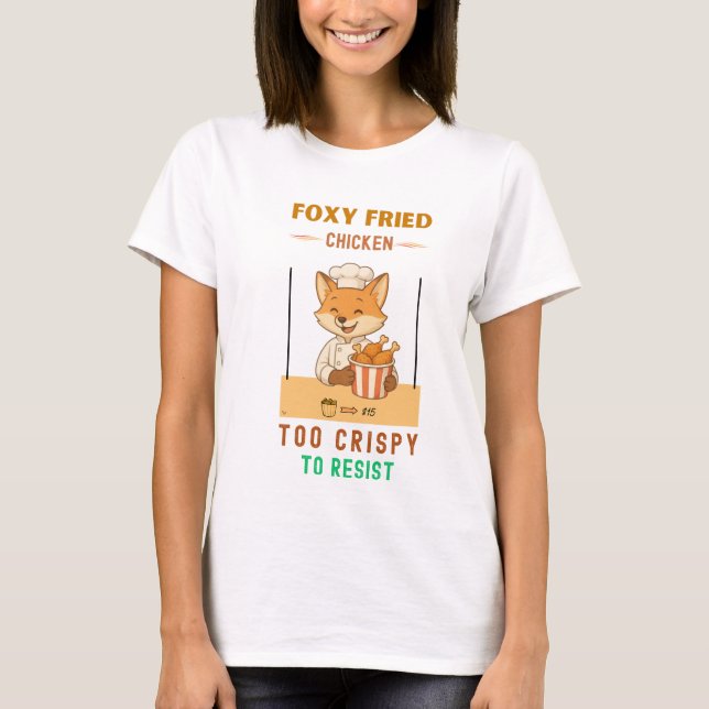 T-shirt Poulet Foxy Frit (Devant)