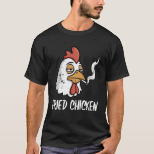 T-shirt Poulet Frit Blague Drôle Humour Adulte Hommes Femm