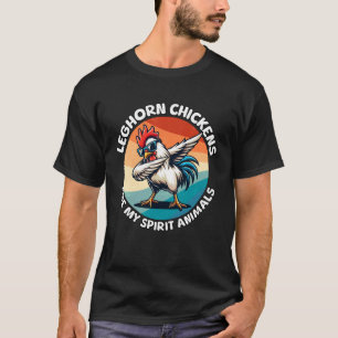 T-shirt Poulet Leghorn Animal Spirituel