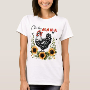 T-shirt Poulet Mama Rétro Éleveur de Poulets