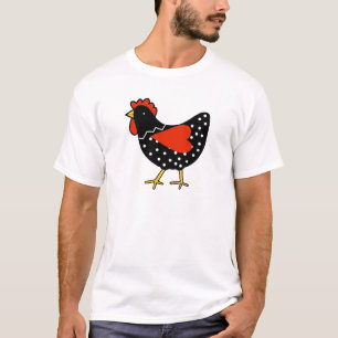 T-shirt Poulet mignon de point de polka