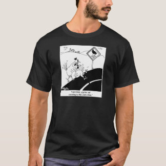 T-shirt Poulet ne croisant pas au côté lointain
