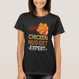T-shirt Poulet Nuggets Expert Restauration Rapide Poulet N