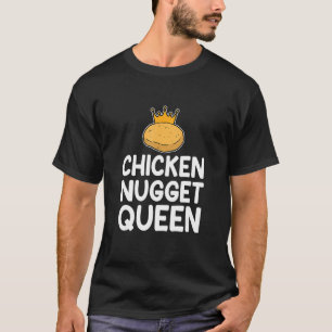 T-shirt Poulet Nuggets Reine Femmes Hommes Enfants