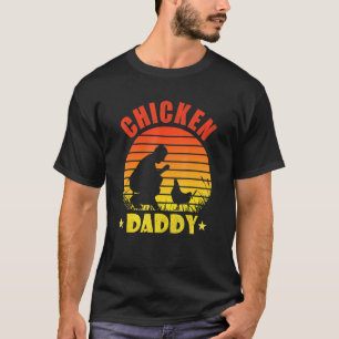 T-shirt Poulet Papa Fermier Papa Volaille Élevage Poulet É