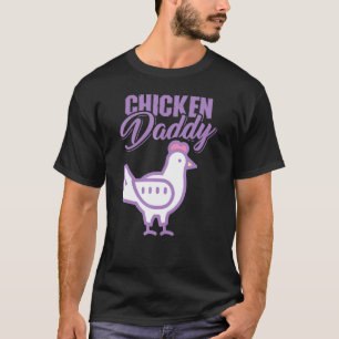 T-shirt Poulet papa Poulet Papa Poulet Agricole Volaille A