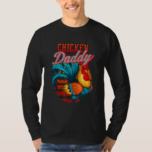 T-shirt Poulet papa Poulet Papa Poulet Pain Agricole Rétro