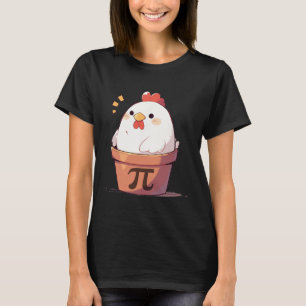 T-shirt Poulet Pot Pi Jour Hommes Femmes Enfants Math Ense