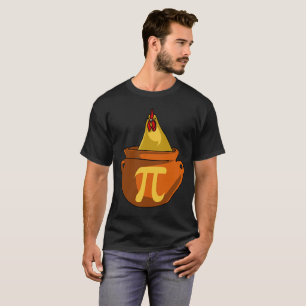 T-shirt Poulet Pot Pie Funny Science Mathématiques Tee