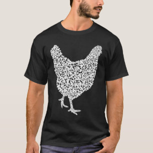 T-shirt Poulet Shamrock C Fermier St Patrick's Day Irlanda