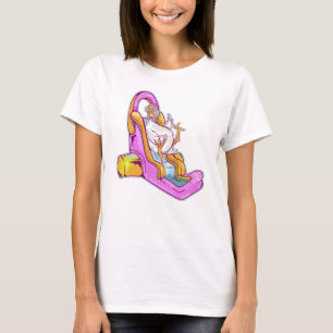 T-shirt Poulet sur un toboggan