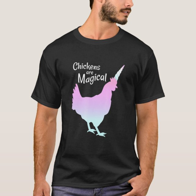 T-shirt Poulet Unicorne (Devant)