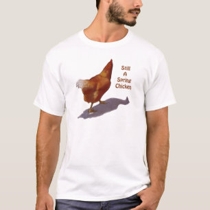 T-shirt Poulet : Vieillir : Poulet de ressort