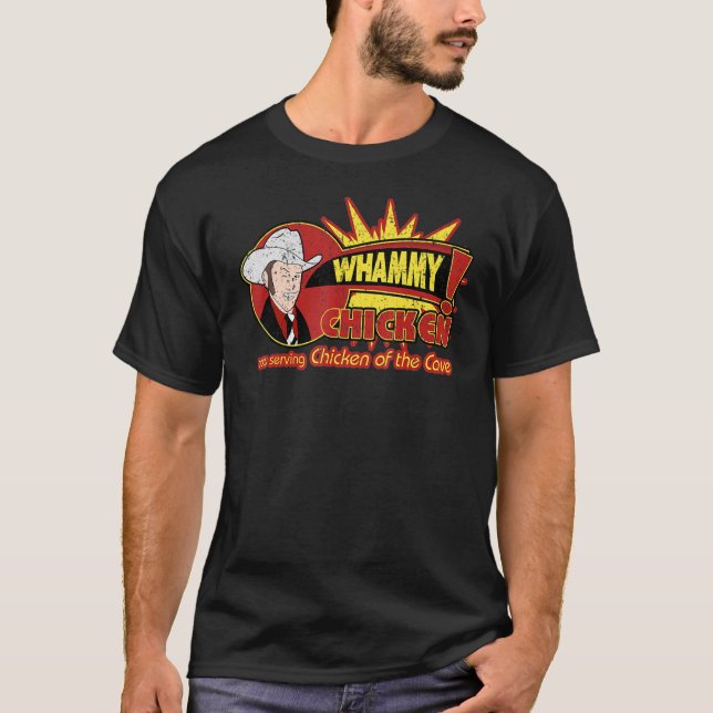 T-shirt Poulet vintage En Whammy De La Grotte (Devant)