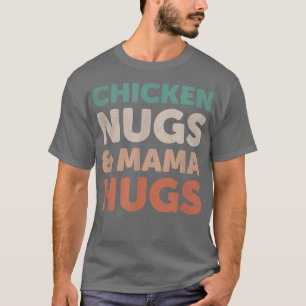 T-shirt poulets et maman embrasse tout petit narguilé food