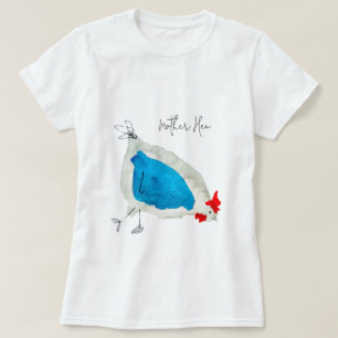 T-shirt Poulets mignons aquarelle