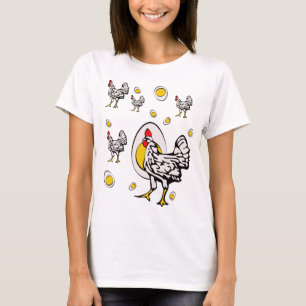 T-shirt Poulets rétro