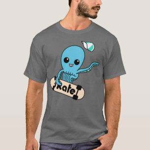 T-shirt poulpe à patinage