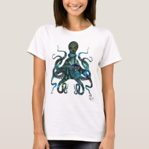T-shirt Poulpe bleue