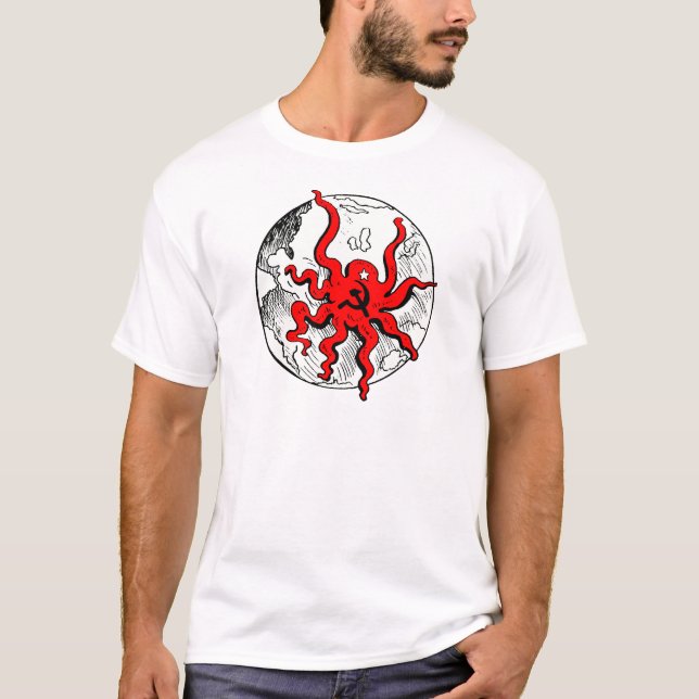 T-shirt Poulpe communiste (Devant)