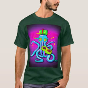 T-shirt poulpe mignonne