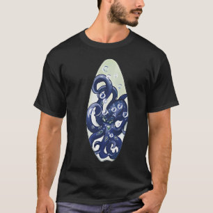 T-shirt Poulpe (motifs de petite taille) Aquarelle modifié