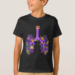 T-shirt Poumons anatomiques Mardi Gras Respiratoire Thérap