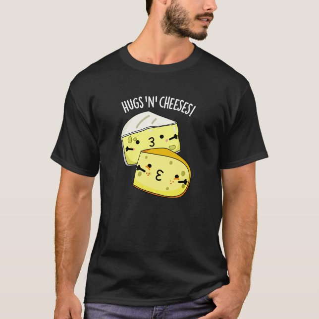 T-shirt Poumons Et Fromages Drôle Jeu De Fromage BG Sombre (Devant)