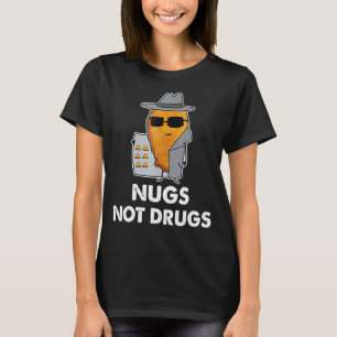 T-shirt Poumons et non médicaments poulets nugget