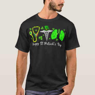 T-shirt Poumons Infirmière respiratoire Thérapeute Happy S