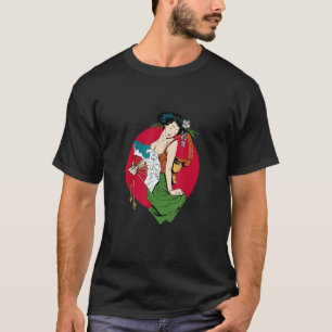 T-shirt Poupée de fille geisha japonaise 2