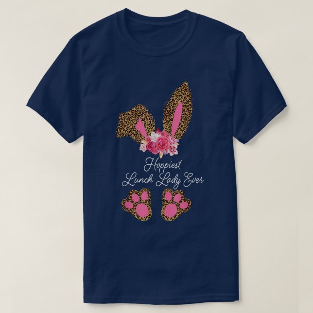 T-shirt Poupée la plus optimiste dame jamais léopard femme (Design devant)