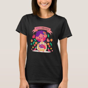 T-shirt Poupée mexicaine Lele Vive le Mexique !
