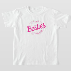 T-shirt Poupée rose rétro Laissons Aller Fête Anniversaire