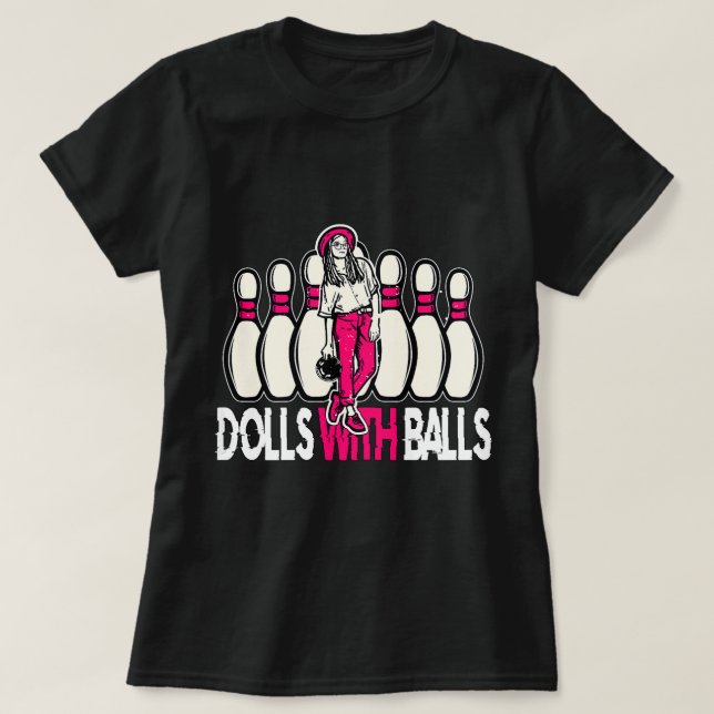 T-shirt Poupées avec boules 1 (Design devant)