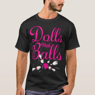T-shirt Poupées Avec Des Boules Drôle Drôle Femmes Équipe