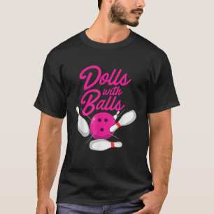 T-shirt Poupées Avec Des Boules Drôle Drôle Femmes Équipe