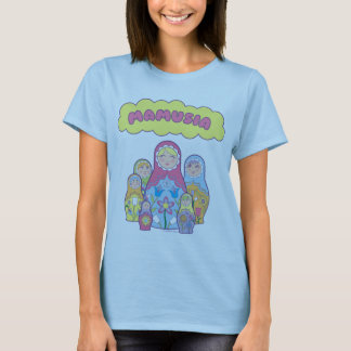 T-shirt Poupées d'emboîtement de Mamusia