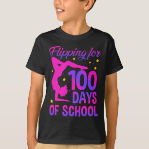 T-shirt Pour 100 Jours De Gymnastique Scolaire Gymnaste Co