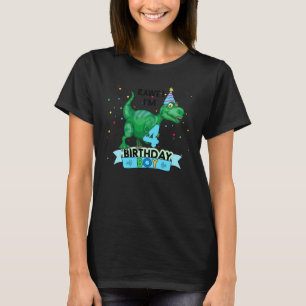 T-shirt Pour 4 ans 4e anniversaire garçon Rex Dinosaur