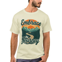 T-shirt pour adenture 'Embrace the travel'