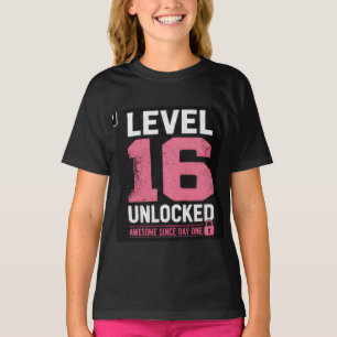 T-shirt pour adolescent « Niveau 16 débloqué – Inc