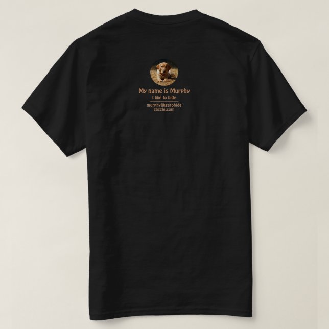 T-shirt pour amoureux de les chiens et tous les au (Design dos)