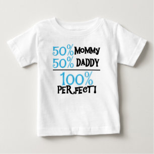 T-shirt Pour Bébé 100% Parfait Bleu