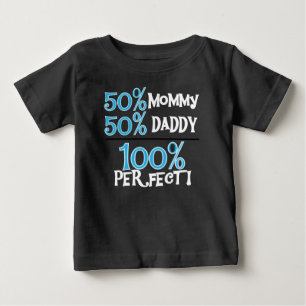 T-shirt Pour Bébé 100 pour cent perfectionnent le bleu