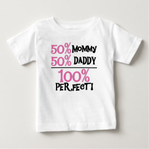 T-shirt Pour Bébé 100 Pour Cent Rose Parfait